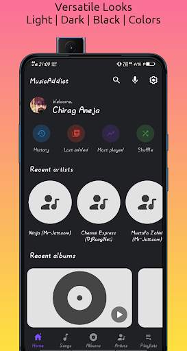 MusicAddict - Powerful Music Player (Mp3) screenshot 3
