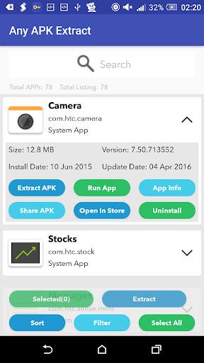 Any APK extract 2 تصوير الشاشة
