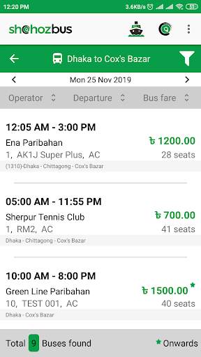 Shohoz - Buy Bus Tickets screenshot 3