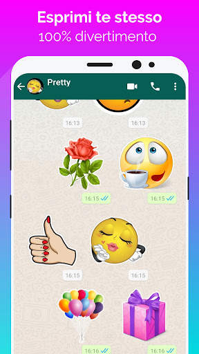 WhatSmiley Emoji WASticker screenshot 4