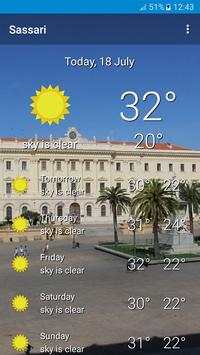 Sassari - meteo screenshot 6