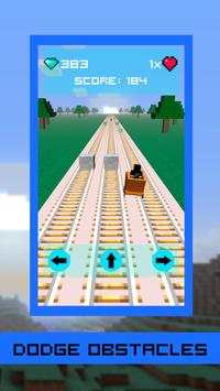 Minecart Minecraft Racer Adventures screenshot 3