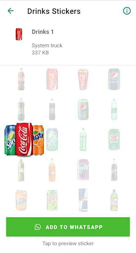 Drinks Stickers for WhatsApp screenshot 4