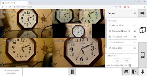 Mobile Security Web Camera screenshot 1