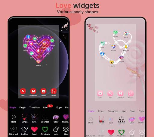 Love Launcher: lovely launcher screenshot 4