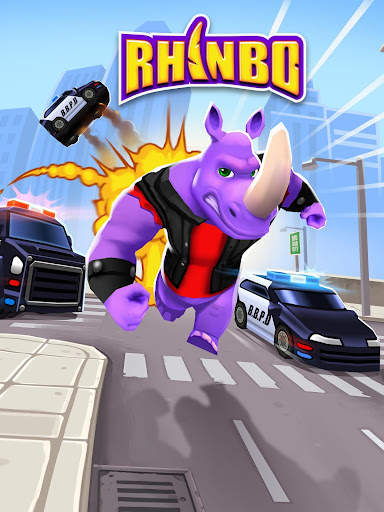 Rhinbo - Runner Game screenshot 1