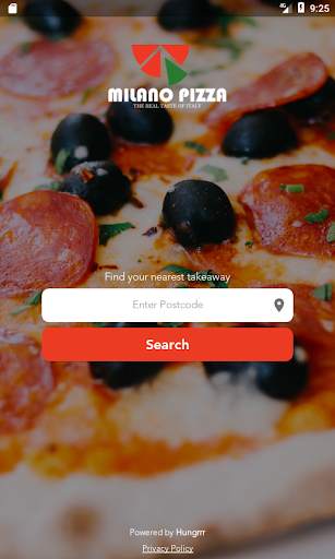 Milano Pizza Ordering App screenshot 1