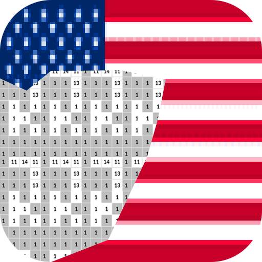 Paint Number:Flag Color Number-World Flag Coloring 3.6