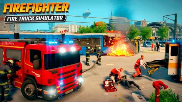 Firefighters Rescue Simulator: Fire truck driving screenshot 3