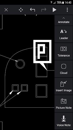 CorelCAD Mobile - .DWG CAD annotation & design screenshot 3