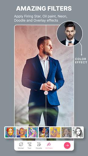 Man Casual Suit Photo Editor screenshot 3