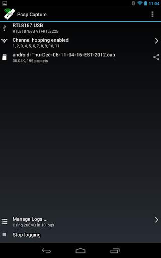 Wi-Fi PCAP Capture screenshot 1