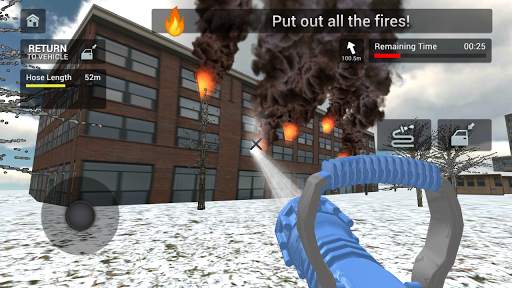 Fire Truck Rescue Simulator screenshot 4