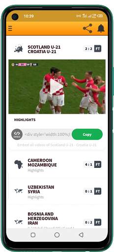 Livescore App screenshot 3