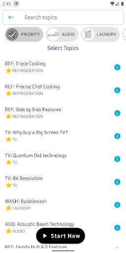 Samsung Trainer App screenshot 3