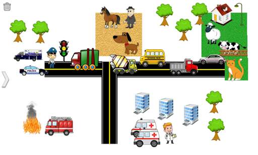 My Town 🏡🏤 City Game 🚑🚌🚜 screenshot 2