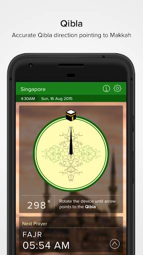 Muslim World: Elegant Prayer Times screenshot 1