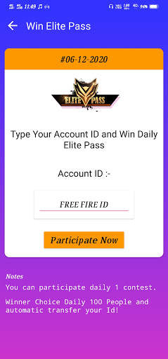 Free Real Diamond And Elite Pass - Pro screenshot 4