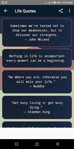 Great Offline Quotes screenshot 2
