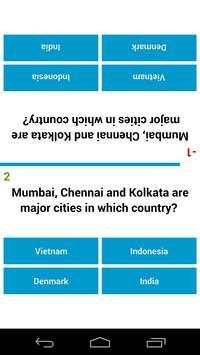 2 Player Quiz: Geography screenshot 1