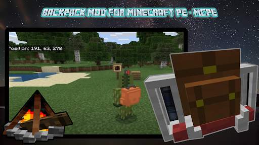 BackPack Mod For MCPE screenshot 2
