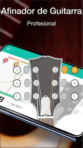 Simulador de guitarra con ritmo libre y juegos screenshot 5