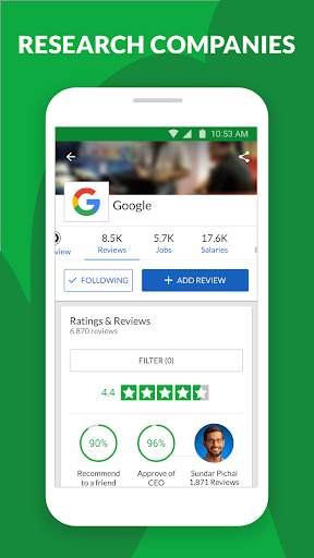Glassdoor - Job search, company reviews & salaries screenshot 8