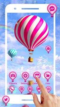 Hot Air Balloon Launcher Theme Live HD Wallpapers screenshot 2