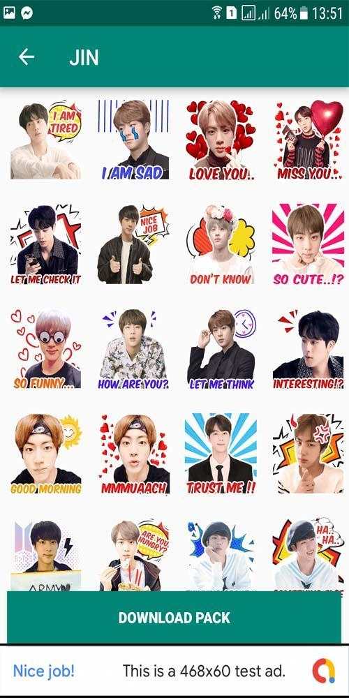 BTS WA Sticker Bangtan Boys screenshot 3