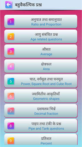 गणित (Math Tricks in Hindi) screenshot 5