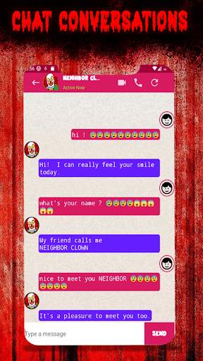 neighbor Clown Video call screenshot 17