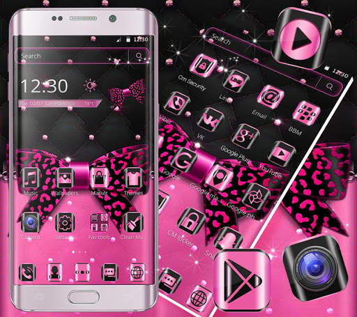 Pink Bowknot Launcher Theme🎀 screenshot 4