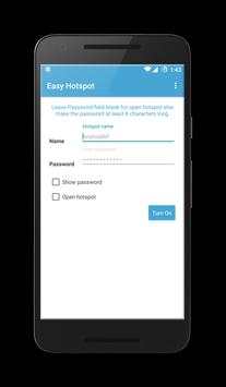 WiFi Hotspot Tethering screenshot 1