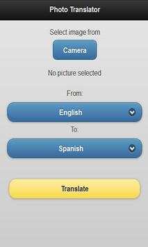 Photo Translator Free screenshot 1