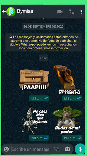 Stickers de Madagascar para WhatsApp  WAStickerApp screenshot 6