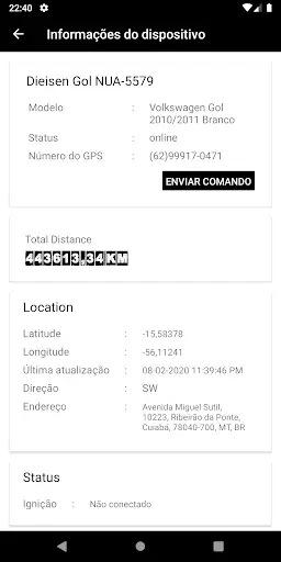 Mister Rastreamento screenshot 2