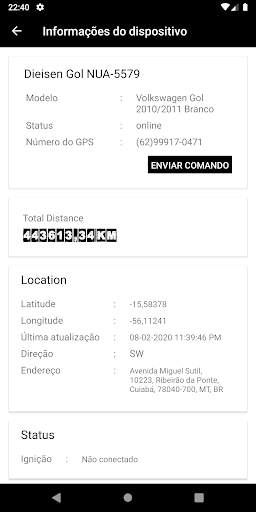 Mister Rastreamento screenshot 2