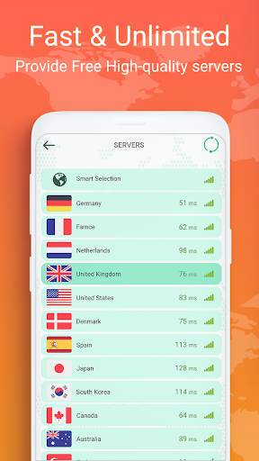 Free VPN : Dino VPN - Unlimited & Secure VPN screenshot 1