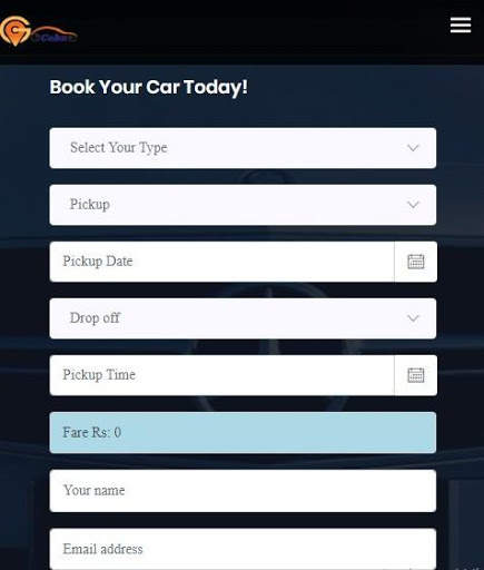 Goa Cab, Taxi and Car Rent  Services screenshot 2