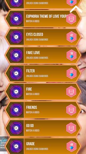 KPOP Tiles Hop:BTSHop Music Game screenshot 2