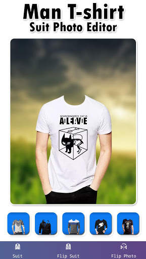 Man T-Shirt Suit Photo Editor screenshot 3