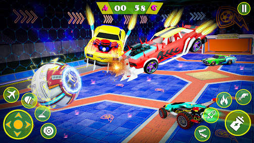 Rocket Car: Car Ball Games screenshot 3