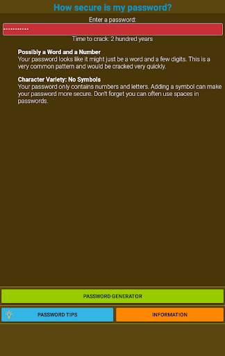 How Secure Is My Password? screenshot 5
