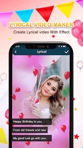 Birthday Video Maker with Song and Name скриншот 2