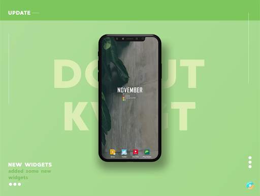 Donut KWGT screenshot 1