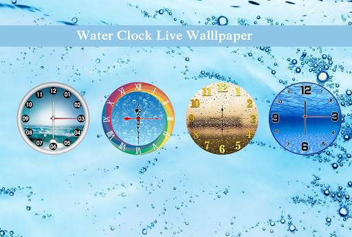 Water Clock Live Wallpaper screenshot 1
