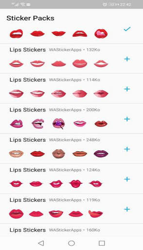 Kiss&Lips Stickers 2020 for Whatsapp screenshot 4