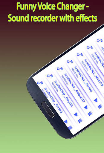 Funny Voice Changer - Sound recorder with effects screenshot 2