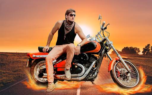 Bike Pic Blend Photo Editor 5 تصوير الشاشة
