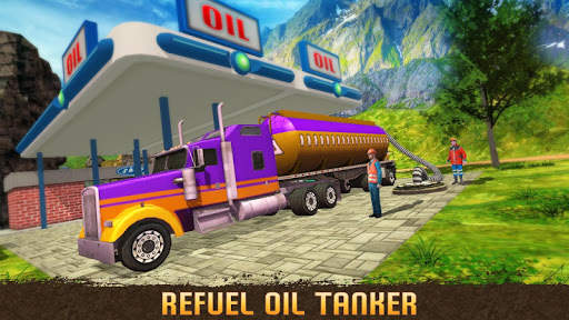 Uphill Oil Truck Simulator screenshot 8